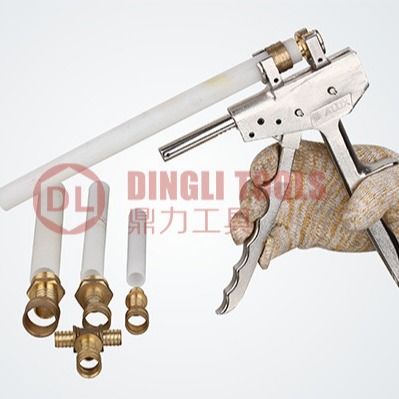 DL-1225 Công cụ ép ống hướng trục tùy chỉnh Bộ công cụ di động dành cho phụ kiện đường ống S5