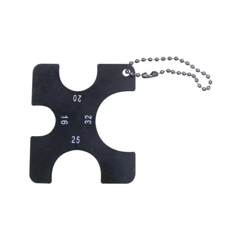 DL-1232-24 Công cụ đo thước kẹp ống 4 trong 1 Màu đen Đo đường kính ống