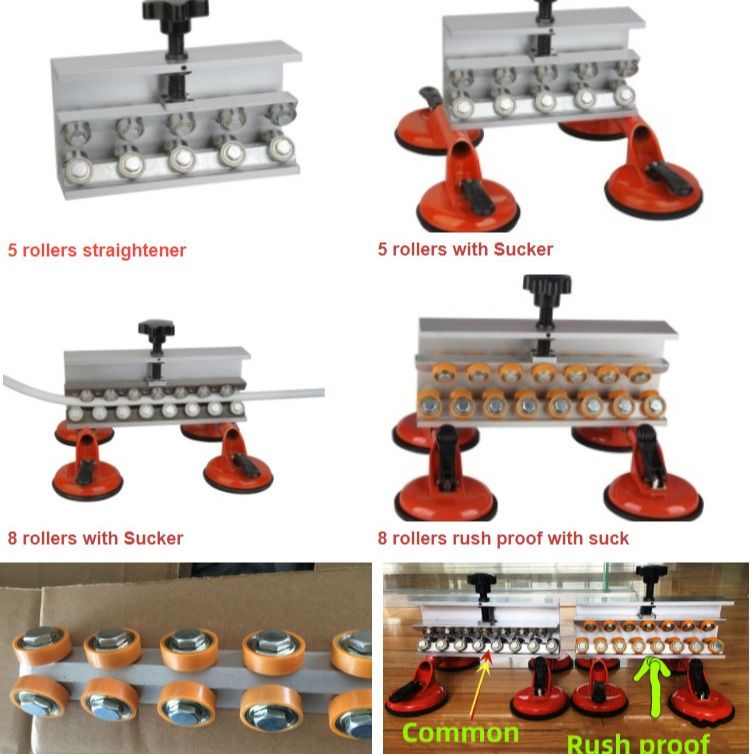 Máy nắn ống nhiều lớp Rust Proof 8 con lăn Dụng cụ nắn ống ống DL-1232-9-D